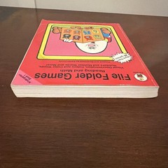 File Folder Games Reading and Math Kindergarten Book 1 by Karen Finch VG