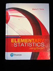 Elementary Statistics Using Excel by Mario Triola (2017, Hardcover)