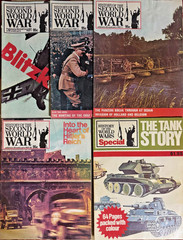 HISTORY OF THE SECOND WORLD WAR – LOT OF 5 – 1973-1974 ***FREE SHIPPING***