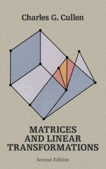 Matrices and Linear Transformations: Second Edition (Dover Books on Mathe – GOOD