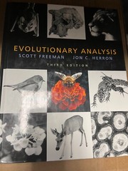 Evolutionary Analysis – Scott Freeman, Jon C. Herron