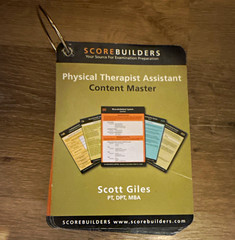 Scorebuilders PTA Content Master Flashcards Ring Bound Study Guide Scott Giles