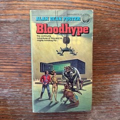 Bloodhype by Alan Dean Foster 1978 Del Rey Sci-fi Paperback GOOD