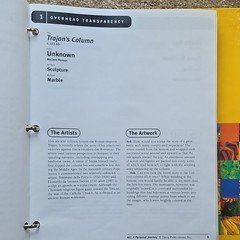 Scott Foresman Art Resource Binder Ring Bound Elementary School Transparencies