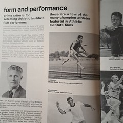 Athletic Institute Chicago 1971 Catalog Audio Visual Instructional Aids Sports