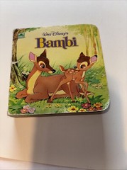 1992 WALT DISNEY&rsquo;S BAMBI (LITTLE NUGGET) By Denise L. Patrick Board Book