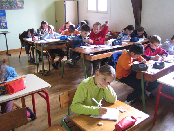 Classe de découvertes, centre vacances, classe de campagne, salle de classe