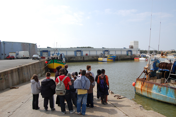 Classe de découvertes, centre vacances, classe de mer, saint Jean de Monts : le port