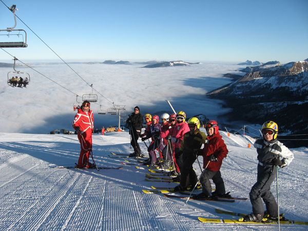 Classe de découvertes, centre vacances, classe de neige, Lans en Vercors : ski alpin