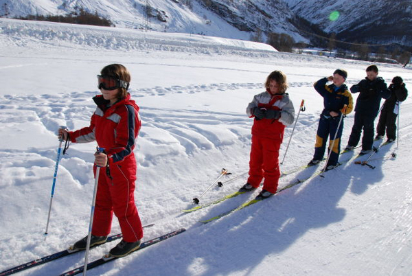 Classe de découvertes, centre vacances, classe de neige, Sollières, ski alpin