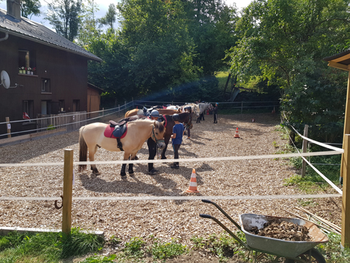 Colonie de vacances, enfants, Combloux, équitation, oul été