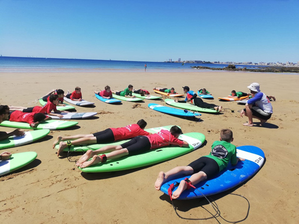 Colonie de vacances, séjours, vacances enfants, oul Les Sables d'Olonne, surf, été, 2020