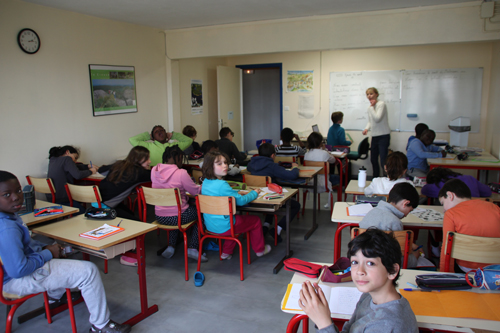 Classe de découvertes, centre vacances, classe de campagne, salle de classe 2