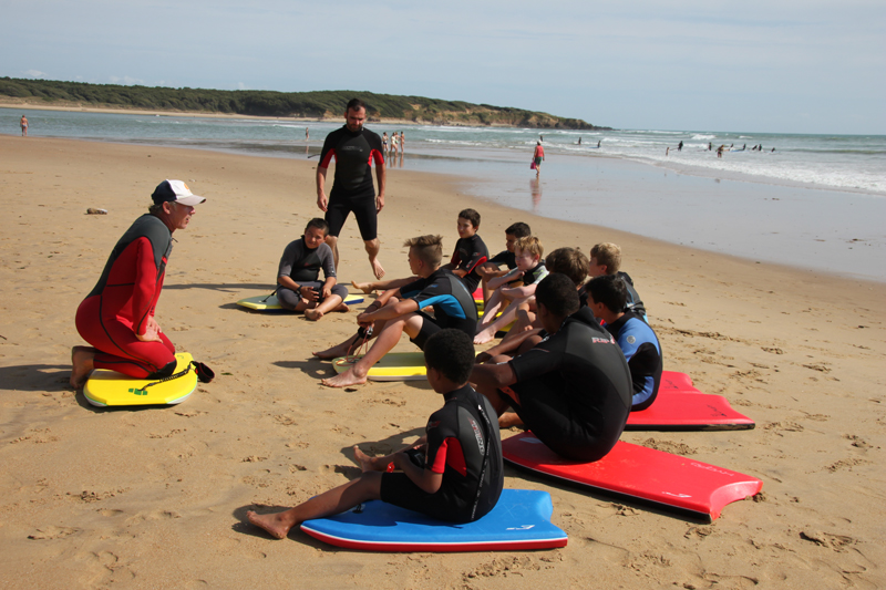 Colonie de vacances, séjours vacances, enfants, oul, Les Sables d'Olonne, surf été 2024