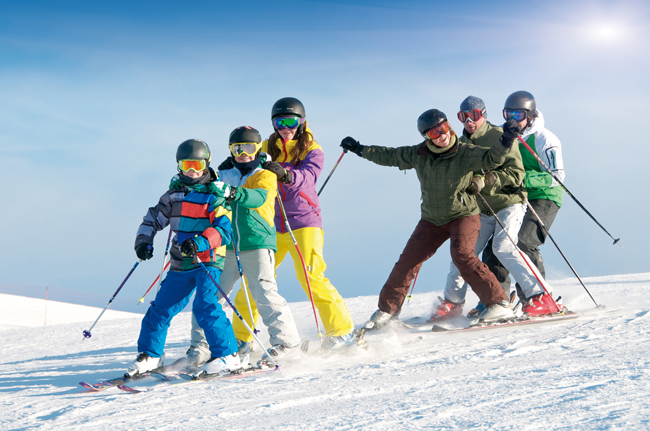 Centre colonies, vacances, camps, neige, hiver, ski, Combloux
